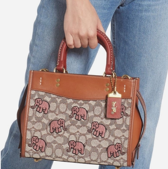 COACH Rogue 25 Elephant Applique Bag - Picture 14 of 16